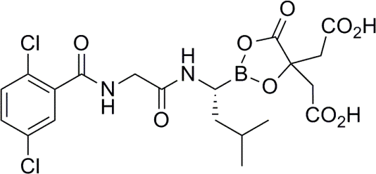 Ixazomib Citrate Molecular Structure