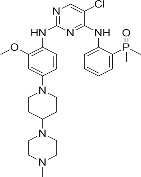 Brigatinib Molecular Structure Brigatinib Molecular Structure