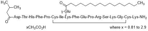 Rusfertide acetate chemical structure